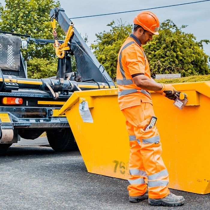 karana team handling site waste management